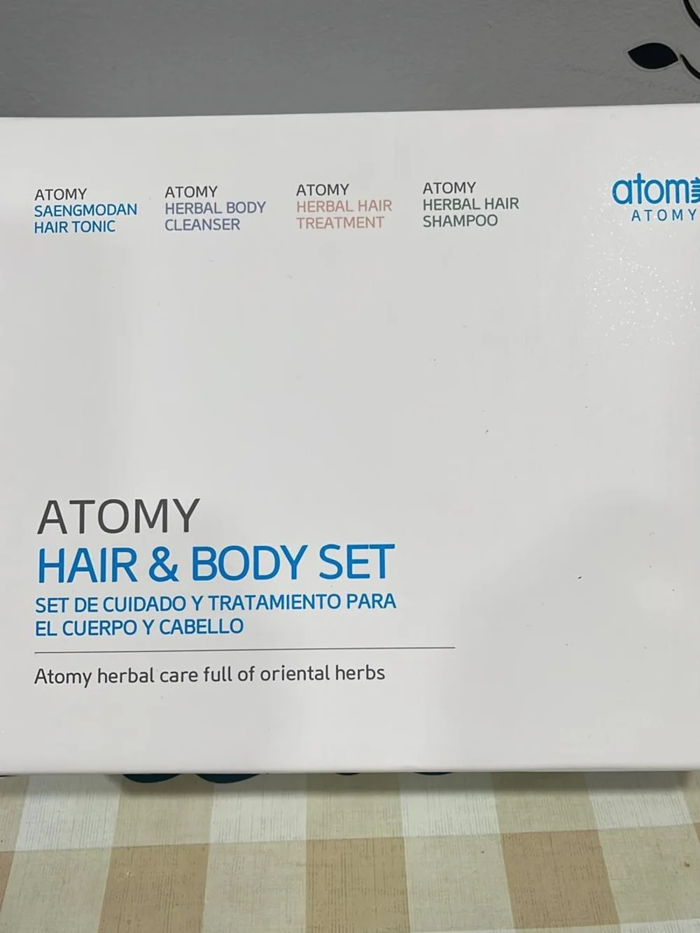 Hair & Body Set — White/Blue